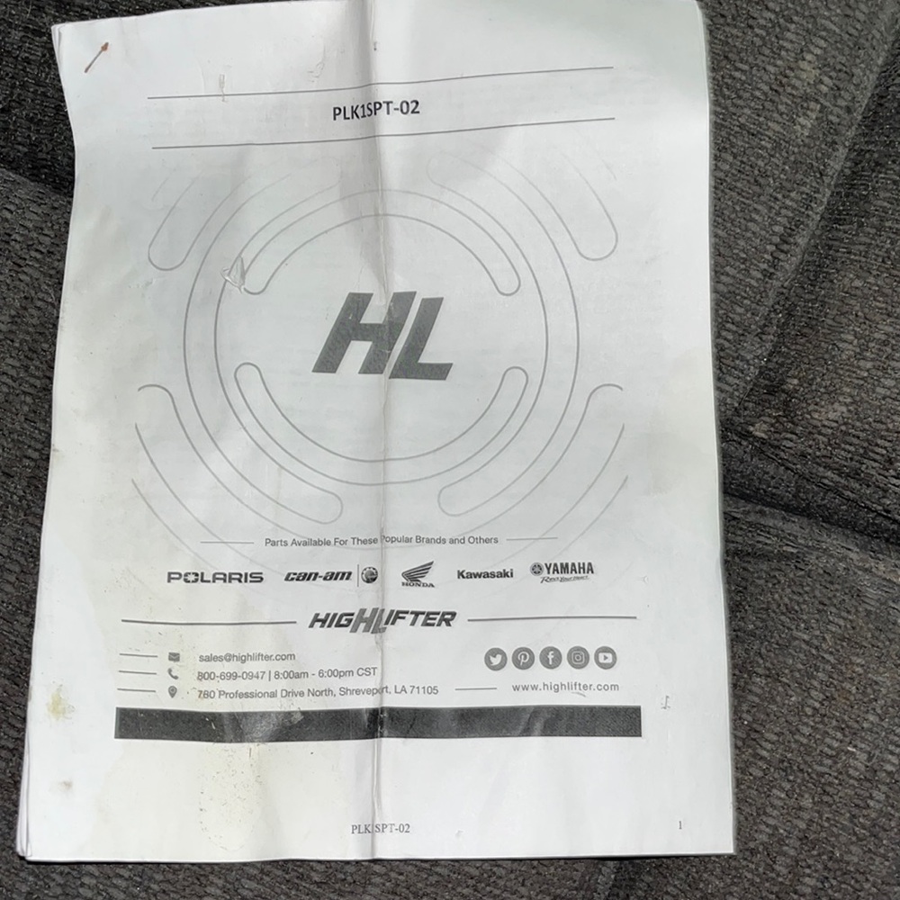 High Lifter 2 inch kit *NEVER USED*